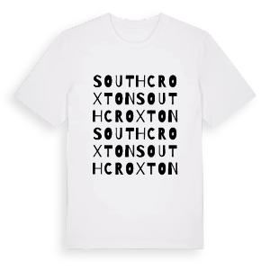 South Croxton ordlek t-shirt – ekologisk bomull t-shirt från Pinshirt