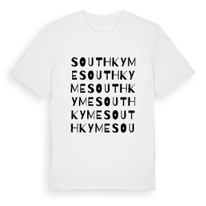 South Kyme ordlek t-shirt – ekologisk bomull t-shirt från Pinshirt