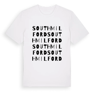 South Milford ordlek t-shirt – ekologisk bomull t-shirt från Pinshirt