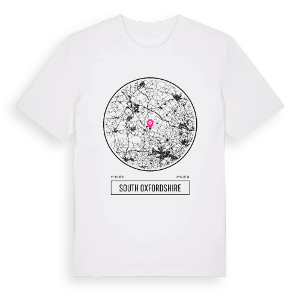 South Oxfordshire t-shirt – ekologisk bomull t-shirt från Pinshirt
