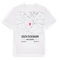 South Pickenham karta t-shirt