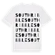 South Ribble ordlek t-shirt