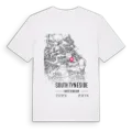 South Tyneside karta t-shirt