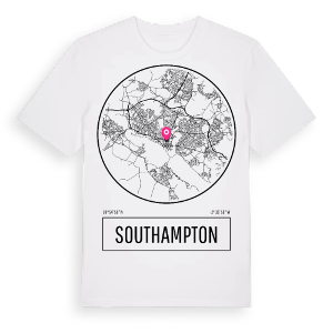 Southampton t-shirt – ekologisk bomull t-shirt från Pinshirt