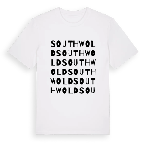 Southwold ordlek t-shirt – ekologisk bomull t-shirt från Pinshirt