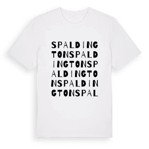 Spaldington ordlek t-shirt – ekologisk bomull t-shirt från Pinshirt