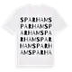 Sparham ordlek t-shirt