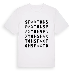 Spaxton ordlek t-shirt – ekologisk bomull t-shirt från Pinshirt