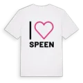 Jag älskar Speen t-shirt stort tryck