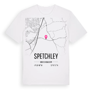 Spetchley karta t-shirt – ekologisk bomull t-shirt från Pinshirt