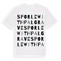 Sporle with Palgrave ordlek t-shirt