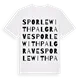 Sporle with Palgrave ordlek t-shirt