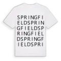 Springfield ordlek t-shirt