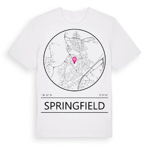 Springfield t-shirt – ekologisk bomull t-shirt från Pinshirt