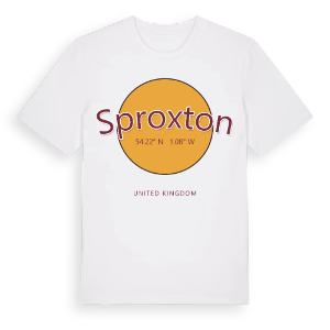 Sproxton cirkel t-shirt – ekologisk bomull t-shirt från Pinshirt