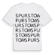 Spurstow ordlek t-shirt