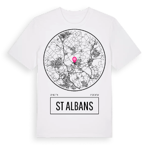 St Albans t-shirt – ekologisk bomull t-shirt från Pinshirt