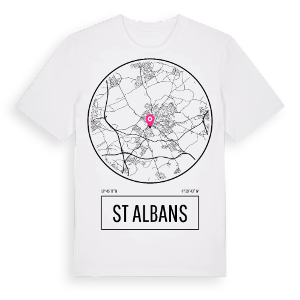 St Albans t-shirt – ekologisk bomull t-shirt från Pinshirt