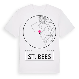 St. Bees t-shirt – ekologisk bomull t-shirt från Pinshirt