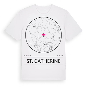 St. Catherine t-shirt – ekologisk bomull t-shirt från Pinshirt