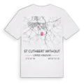 St Cuthbert Without karta t-shirt