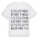 St Cuthbert Without ordlek t-shirt