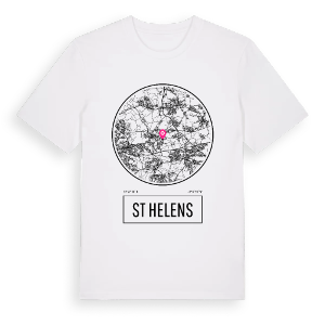 St Helens t-shirt – ekologisk bomull t-shirt från Pinshirt