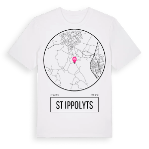St Ippolyts t-shirt – ekologisk bomull t-shirt från Pinshirt