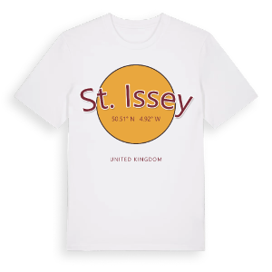 St. Issey cirkel t-shirt – ekologisk bomull t-shirt från Pinshirt