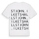 St John, Ilketshall ordlek t-shirt