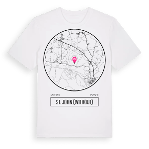 St. John (Without) t-shirt – ekologisk bomull t-shirt från Pinshirt