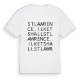 St Lawrence, Ilketshall ordlek t-shirt