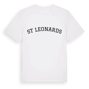 St Leonards böjd t-shirt – ekologisk bomull t-shirt från Pinshirt
