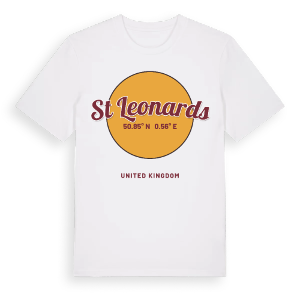 St Leonards cirkel t-shirt – ekologisk bomull t-shirt från Pinshirt
