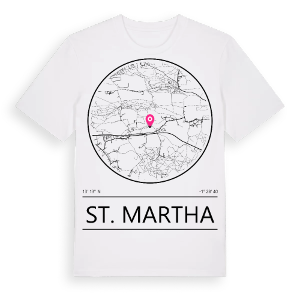 St. Martha t-shirt – ekologisk bomull t-shirt från Pinshirt