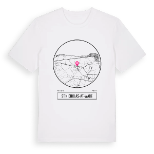 St Nicholas-at-Wade t-shirt – ekologisk bomull t-shirt från Pinshirt