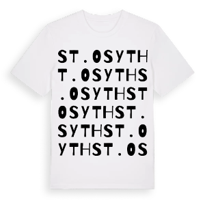 St. Osyth ordlek t-shirt – ekologisk bomull t-shirt från Pinshirt