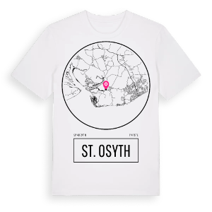 St. Osyth t-shirt – ekologisk bomull t-shirt från Pinshirt