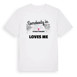 Någon i St Paul's Walden älskar mig t-shirt – ekologisk bomull t-shirt från Pinshirt