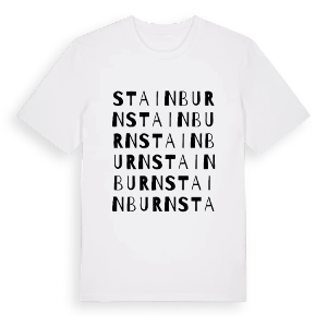 Stainburn ordlek t-shirt – ekologisk bomull t-shirt från Pinshirt