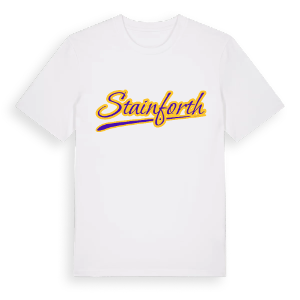 Stainforth baseball t-shirt – ekologisk bomull t-shirt från Pinshirt