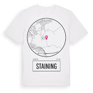 Staining t-shirt – ekologisk bomull t-shirt från Pinshirt