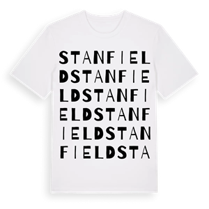 Stanfield ordlek t-shirt – ekologisk bomull t-shirt från Pinshirt