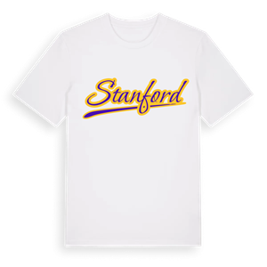 Stanford baseball t-shirt – ekologisk bomull t-shirt från Pinshirt