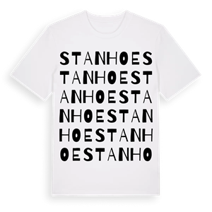 Stanhoe ordlek t-shirt – ekologisk bomull t-shirt från Pinshirt