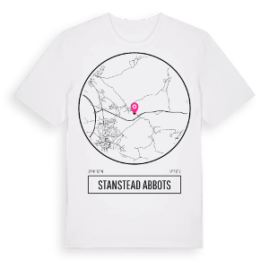 Stanstead Abbots t-shirt – ekologisk bomull t-shirt från Pinshirt