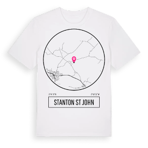 Stanton St John t-shirt – ekologisk bomull t-shirt från Pinshirt
