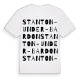 Stanton-under-Bardon ordlek t-shirt