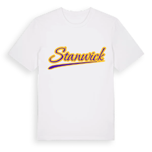 Stanwick baseball t-shirt – ekologisk bomull t-shirt från Pinshirt