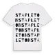 Stapleton ordlek t-shirt